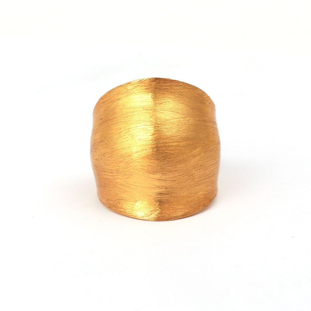 Ocean Swell Ring Gold