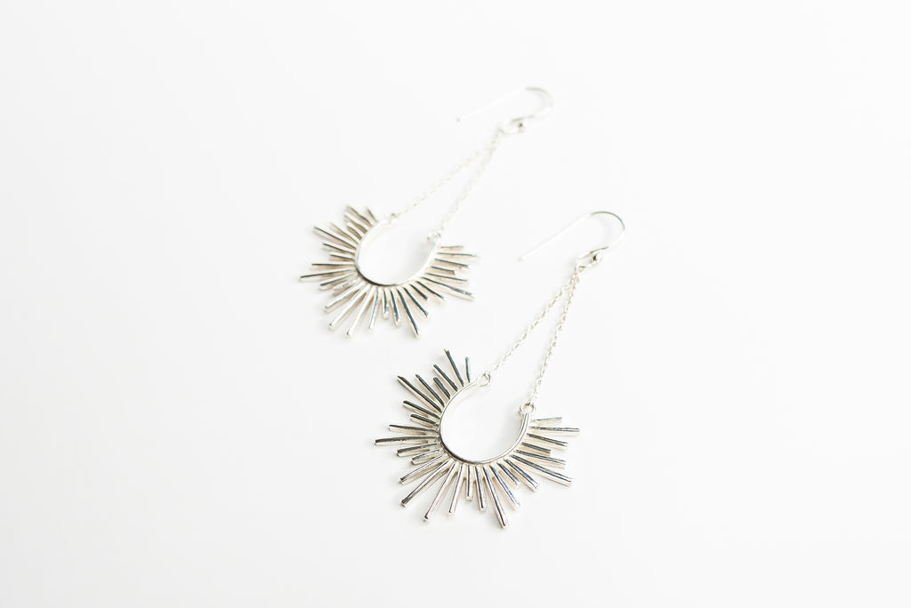 Stargaze Earrings Silver