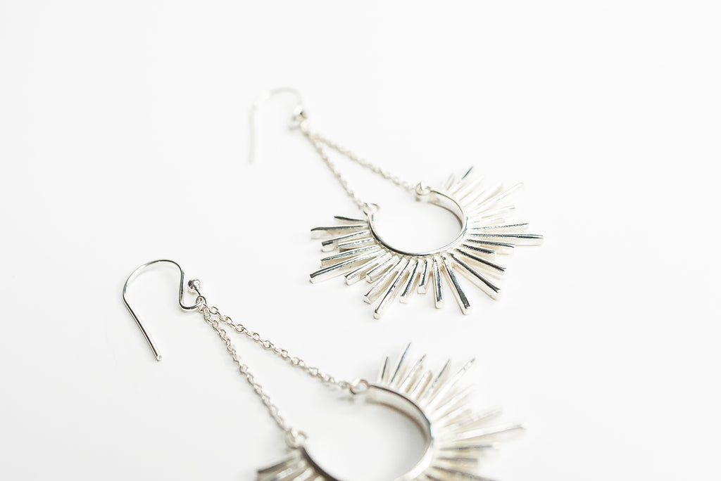 Stargaze Earrings Silver