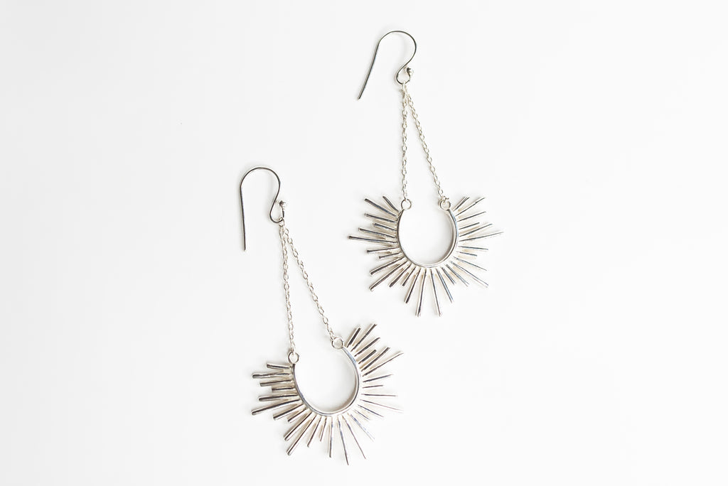 Stargaze Earrings Silver