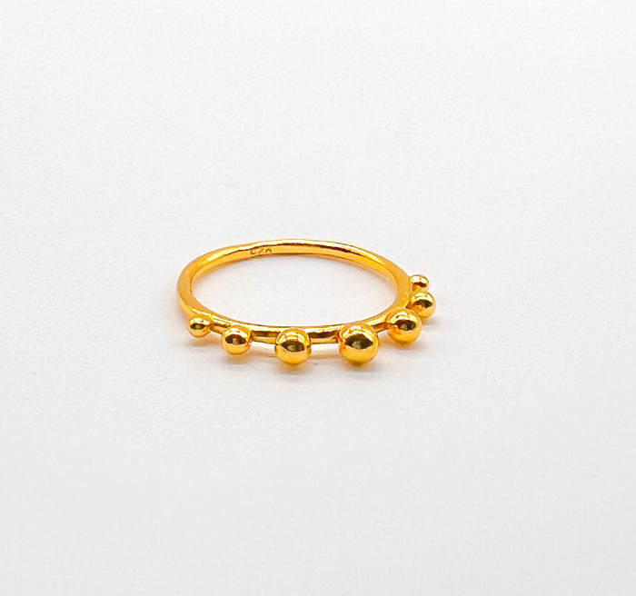 Bubble Ring Gold