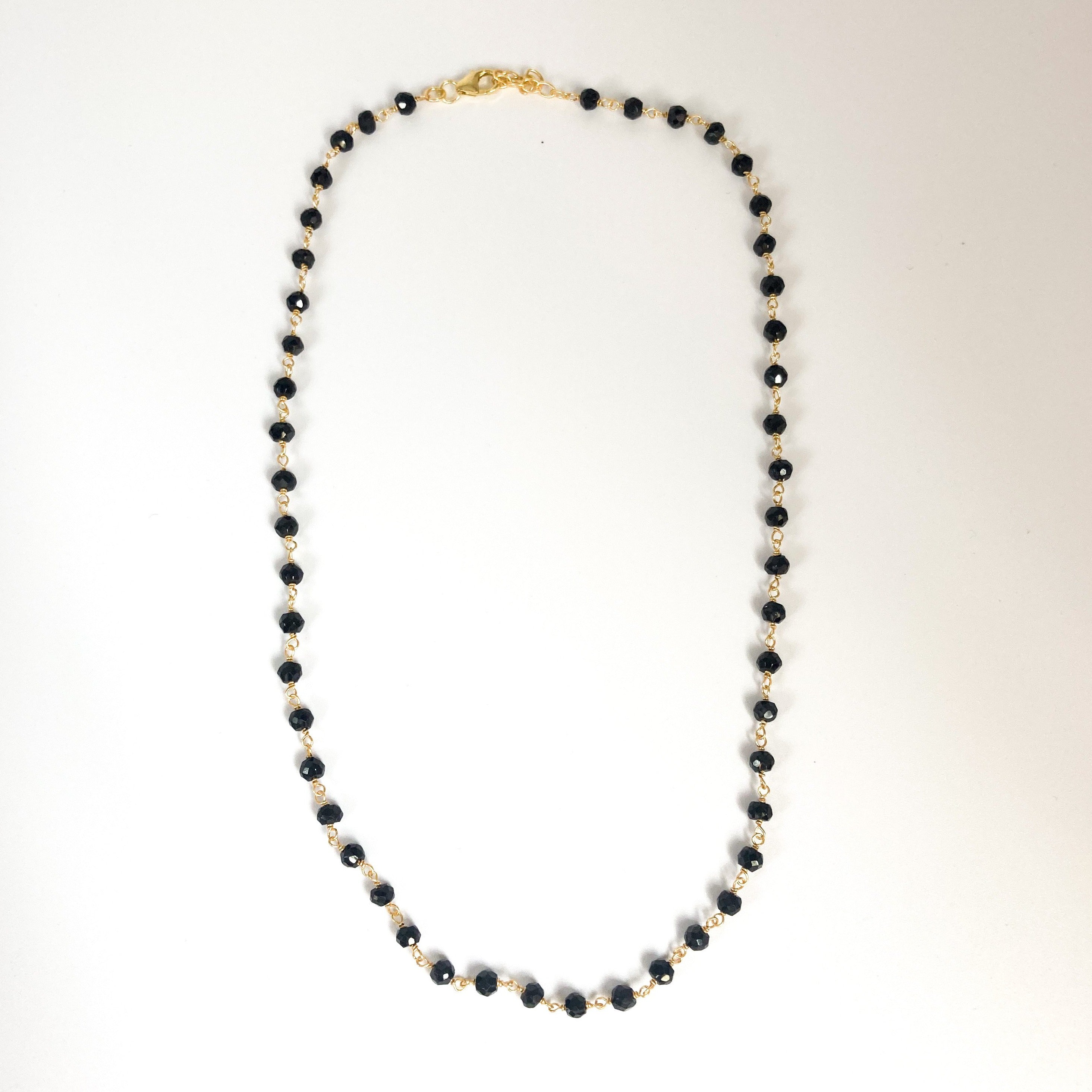 choker chain layering necklace small bead chain