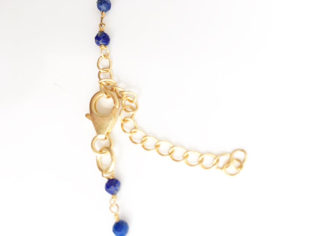 Lapis Infinity Necklace