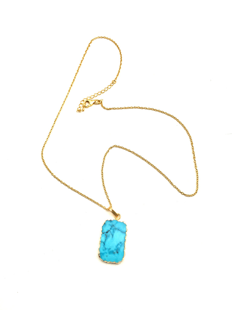 Slice of Turquoise Necklace