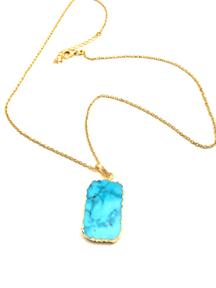 Slice of Turquoise Necklace
